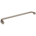 CRL Towel Bar with Contemporary Knob