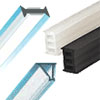 EZ GLAZE Soundstrip is an extruded silicone gasket designed to reduce sound, smoke and odors through glass to glass (butt) joints.