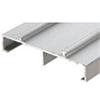 CRL Aluminum Wardrobe Door Bottom Tracks - Closet Doors and Drawer Hardware