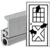 CRL Aluminum and Vinyl Bulb Seal Door Jamb 
