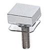 CRL 1-1/4" Square Cap Assemblies 