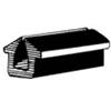 CRL Rubber Glazing Channel For 1/4" Materials