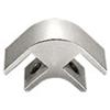 Deluxe Glass Furniture Connectors for 3/4" Glass - Glass Connectors and Glass Clamps