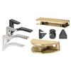 Glass Shelf Supports, Clamps and Brackets - Glass Shelf Kits, Glass Shelf Supports, Clamps and Brackets