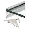 Aluminum Glass Shelving Extrusions and End Caps