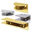 CRL Solid Brass Glass Shelf Clamps