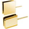CRL Square Wall Mount Movable Transom Clamp
