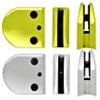 Z-Series Large Round Zinc Glass Clamps 