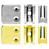 Z-Series Square Zinc Glass Clamps 