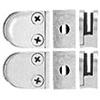 Z-Series Mini Round S.S. Glass Clamps 