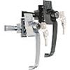Screen and Storm Door Push Button Locks