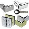 CRL Glass Cabinet Door Hinges - Glass Cabinet Hardware and Glass Showcase Hardware