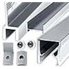 Extrusions and Accessories for 1/4" and 3/8" Glass