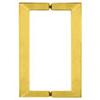 CRL 8" Square Series Back-to-Back Pull Handles