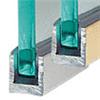 CRL Dry Glaze U-Channel for 3/8" Glass