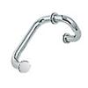  CRL 6" Pull 12" Towel Bar Combination with Metal Washers