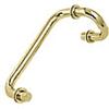 CRL Brass 6" Pull Handle and 24" Towel Bar Combination Sets
