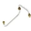 CRL Smooth 8" Pull 18" Towel Bar Set