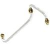 CRL Smooth 8" Pull 24" Towel Bar Set