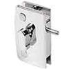 CRL Glass Door Locks With Indicators - Glass Cabinet Hardware and Glass Showcase Hardware