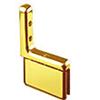 CRL Prima Series L-Bracket Wall Mount Hinges