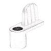 Die Cast Screen Clips - White