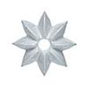 CRL White Plastic Rosettes
