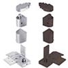 CRL OP50 3/4" Offset Aluminum Pivot for 1/8" Reces