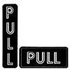 CRL Pull Sign Decals
