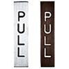 CRL Pull Sign - Etched Aluminum