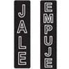 CRL Vertical Push-Pull Sign Set Decals - Spanish