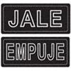 CRL Horizontal Push-Pull Sign Set Decals - Spanish