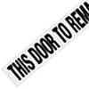 CRL Business Door Header Sign for Single Door