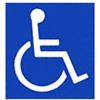 CRL Handicap Access Door Decal