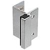 CRL Inswing Strike and Keeper for Restroom Partitions - Rounded Molding