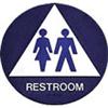 CRL Uni-Sex Restroom Sign