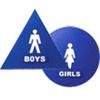 CRL Youth Decals for Restroom Doors