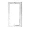 CRL 12" Back-to-Back Square Tube Pull Handle