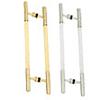 CRL Glass Mounted Ladder Style Pull Handle with Acrylic Semi-Inserts