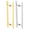 CRL Glass Mounted Ladder Style Pull Handle with Undercut Accent Rings