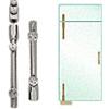 Pivot Door System for Use With Single or Double Doors and Glass Transom