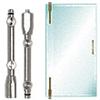 Pivot Door System Rod With Closer Adapter