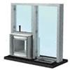 CRL Bullet Resistant Combination Rotary Server Pass-Thru Exchange Window