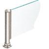 CRL PP01 12" Elegant Series Counter/Partition Posts