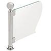CRL PP04 16" Elegant Series Counter/Partition Posts