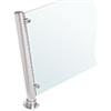CRL PP46 18" Elegant Series Counter/Partition Posts