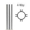 CRL PP08 Series 18" 4-Way Posts