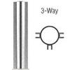 CRL PP08 Series 24" 3-Way Posts