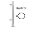 PP65 18" SlimLine Right End Posts