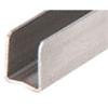 Radiused Back Stainless Steel U-Channel for 3/8" Glass
